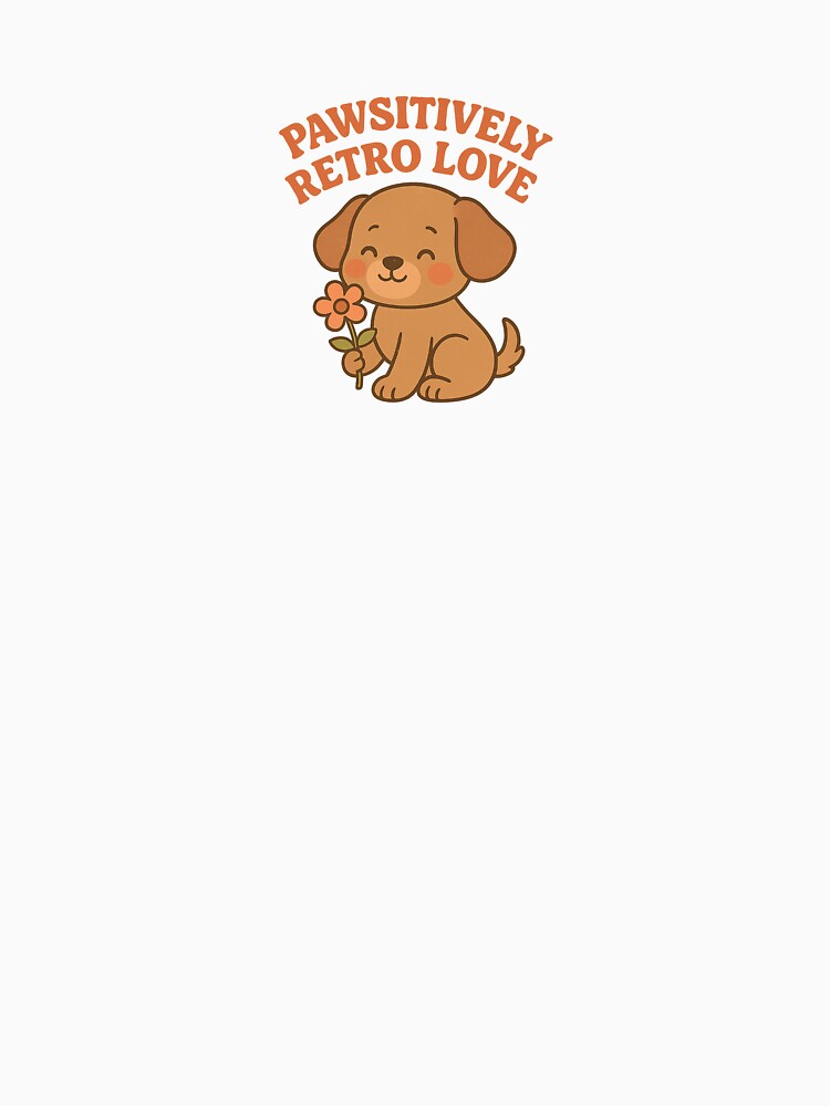 Pawsitively Retro Love – Cute Vintage Dog Illustration by tcheff