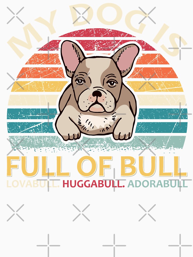 Full Of Bull Pitbull Vintage Retro by retrodesigner14