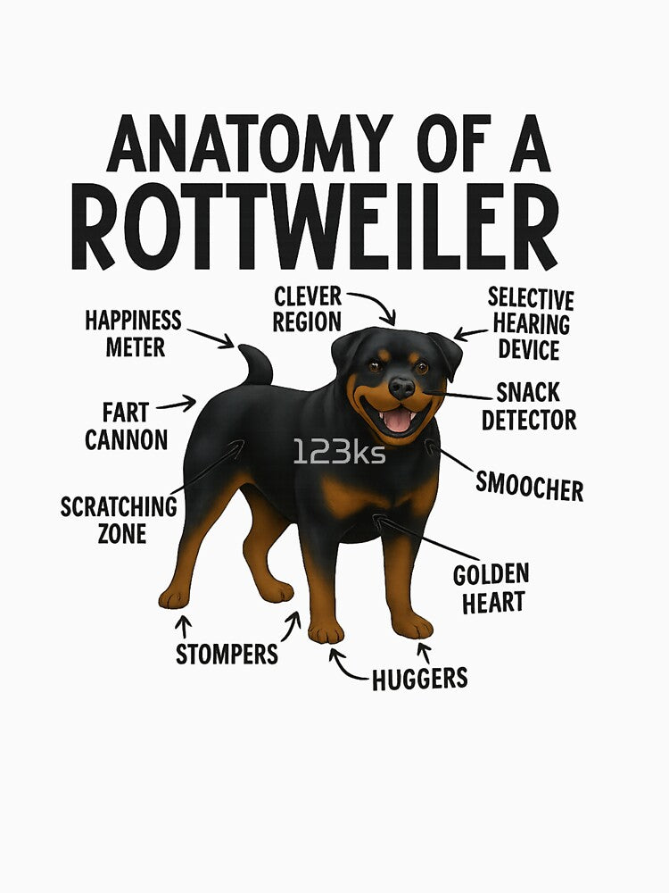 Anatomy of a Rottweiler by 123ks