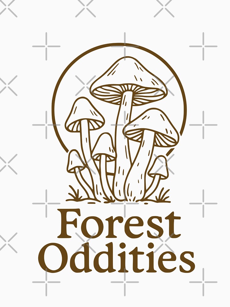 Forest Oddities – Mystical Mushroom Illustration by nkhookysun