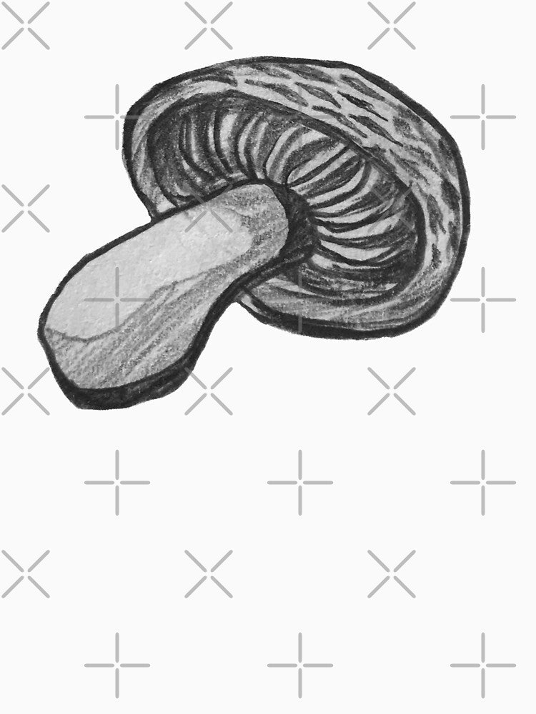 Black and white mushroom by MyYellowBird