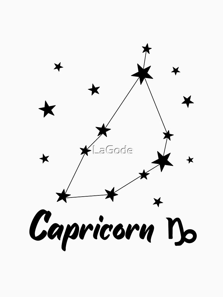 Capricorn Zodiac Star Constellation by LaGode