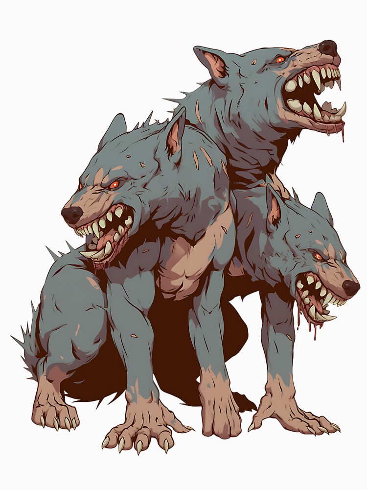 Legendary Creatures: Cerberus Hellhound Guardian by bapupa