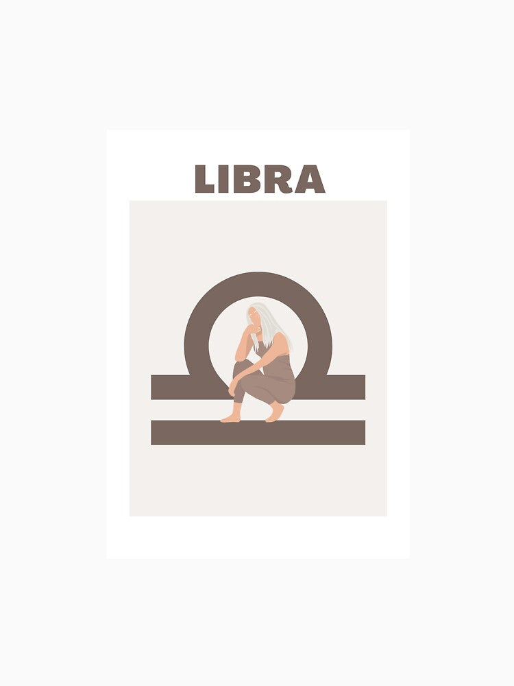 Libra | Zodiac sign illustration by illustratedbye