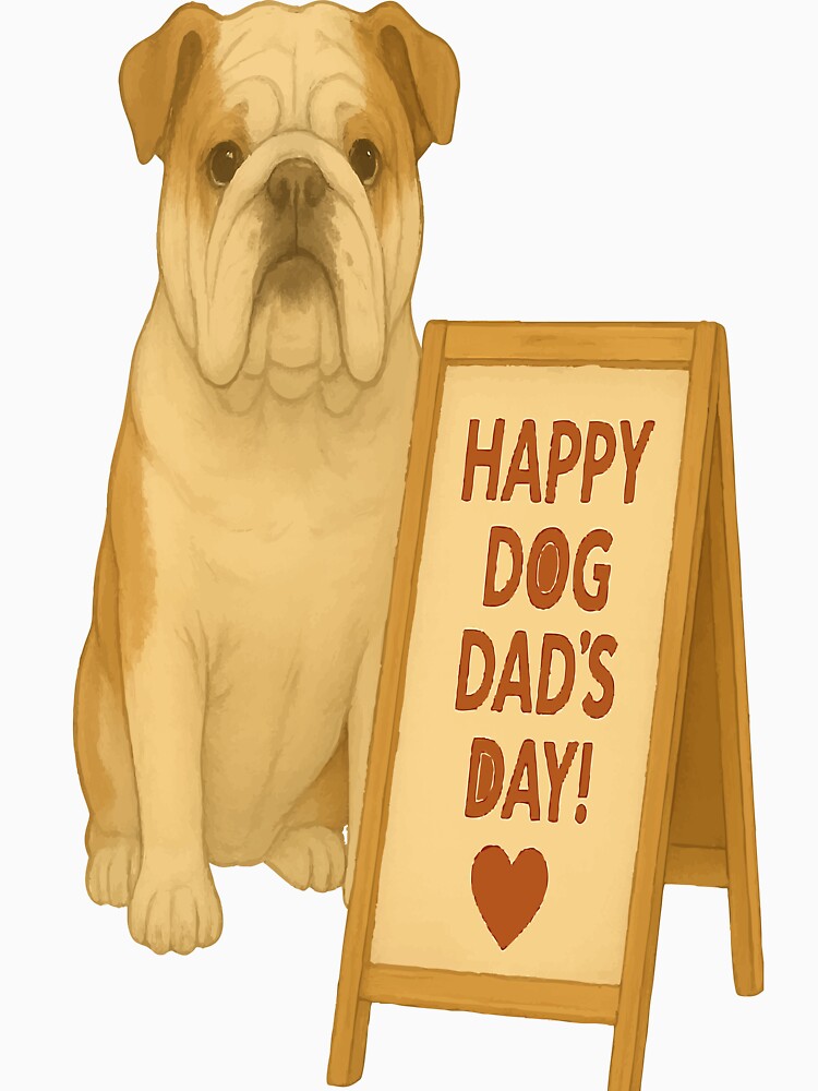 Bulldog Love for Dog Dads by AbstractAnom