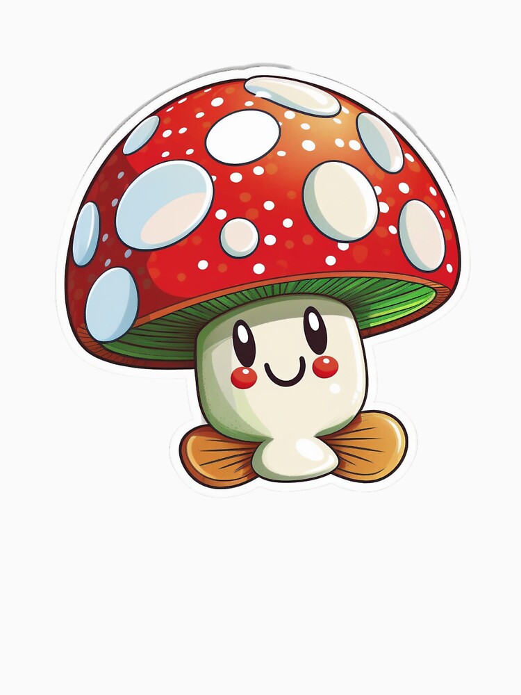 Cartoon Redcap Mushroom by OutbreakDesigns