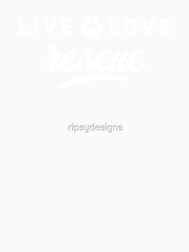 Vintage Love Live Rescue Shelter Dog Novelty Pet Owner by ripsydesigns
