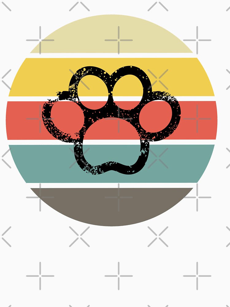 Dog Lover - Sunset Retro Design by Achidesign