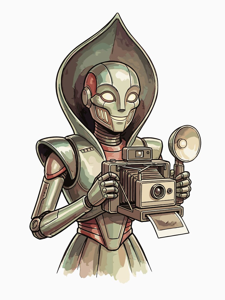 Cryptidcore: Flatwoods Monster's Camera by bapupa