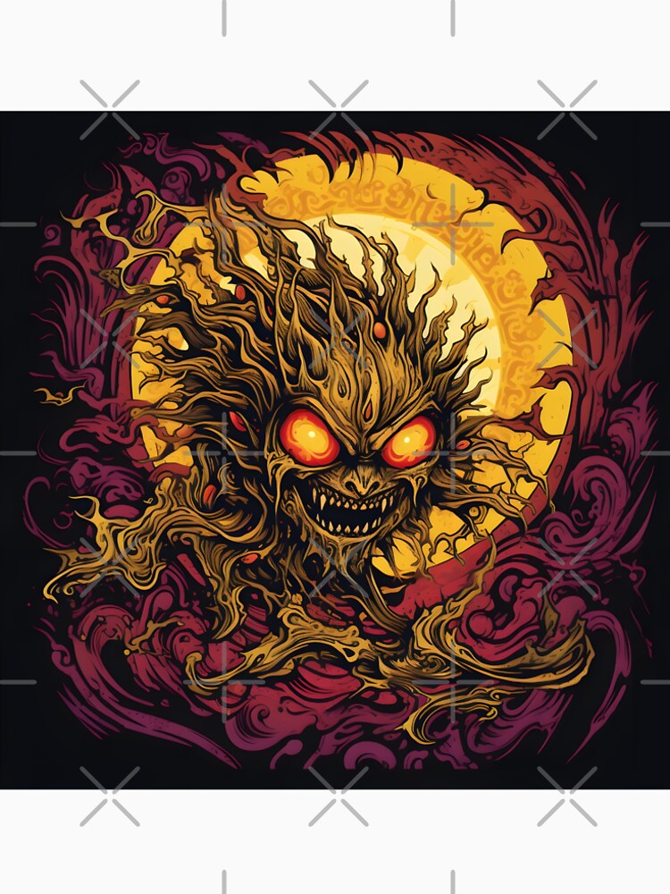 Mythology Fantasy Demon Creature AI Digital Artwork by FRTcreative