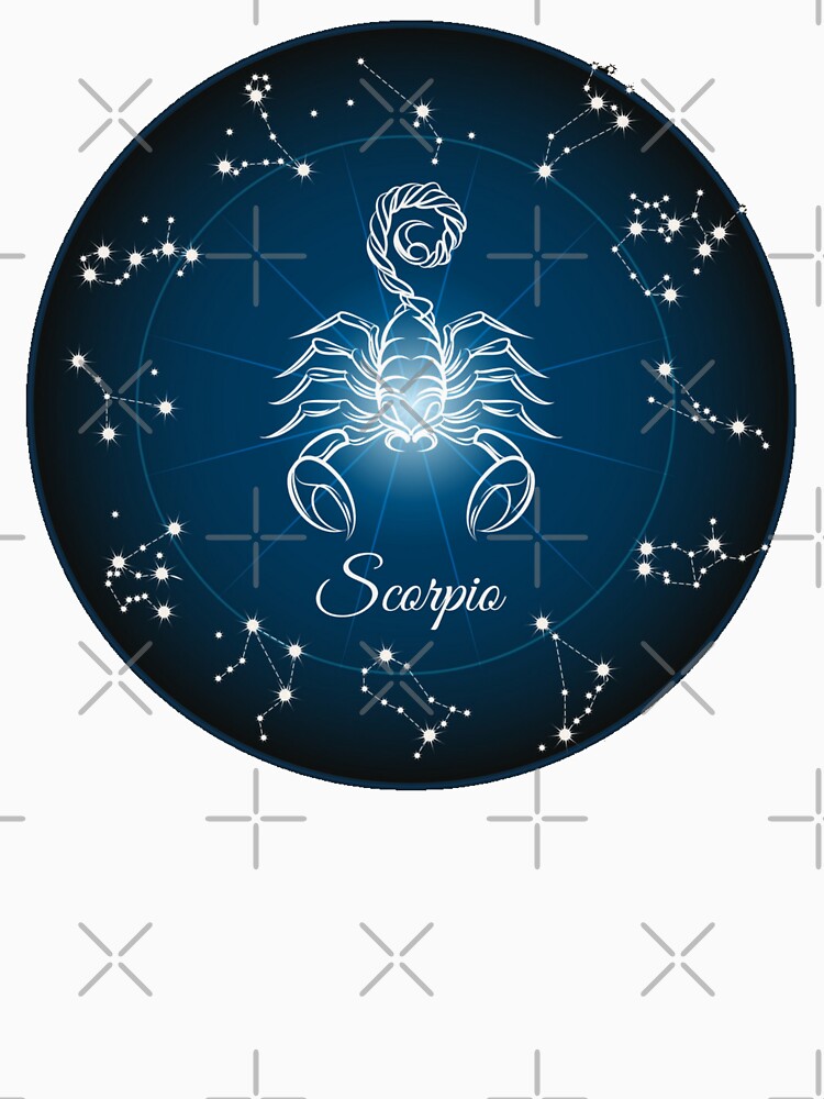 Scorpio: Zodiac Constellation Circle Star Sign by WearWolfDesigns