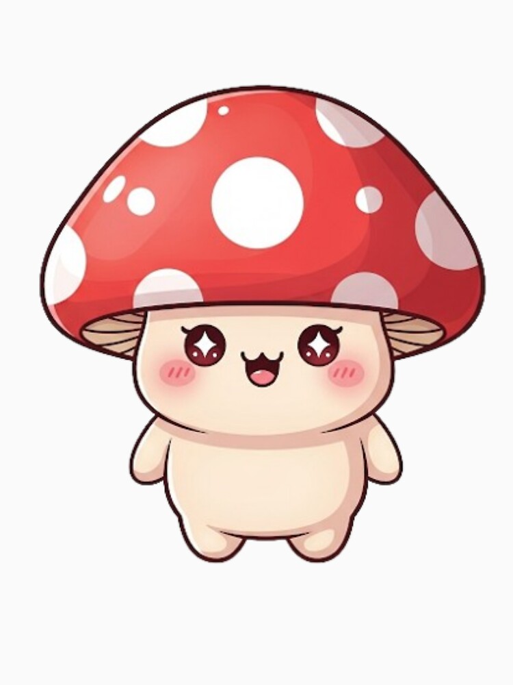 Kawaii Mushroom Buddy – Cute Forest Character by PunnyBean