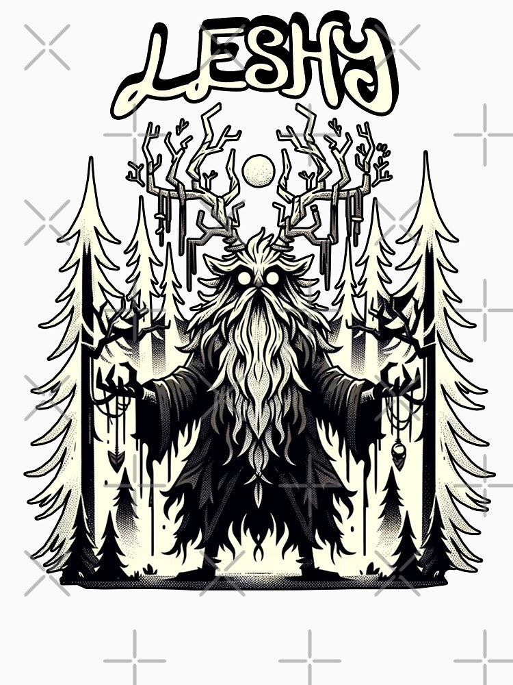 Mythological Illustration of Leshy by shypixels