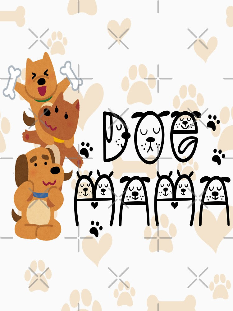 Dog Mama | Cute Dog Lover Design | Funny Pet Parent Gift by Gnome to Express