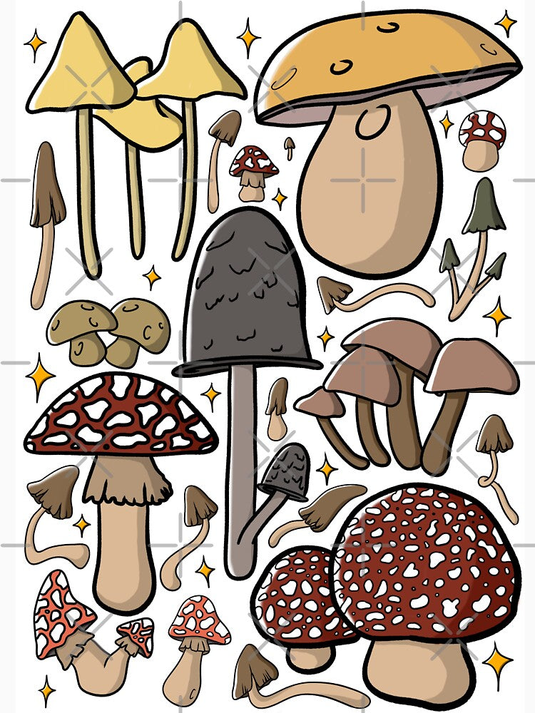 Mushrooms by MadelaineOlivia