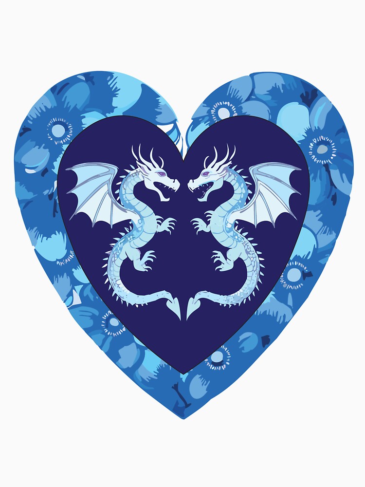 Winter dragons in love by FableAndThread