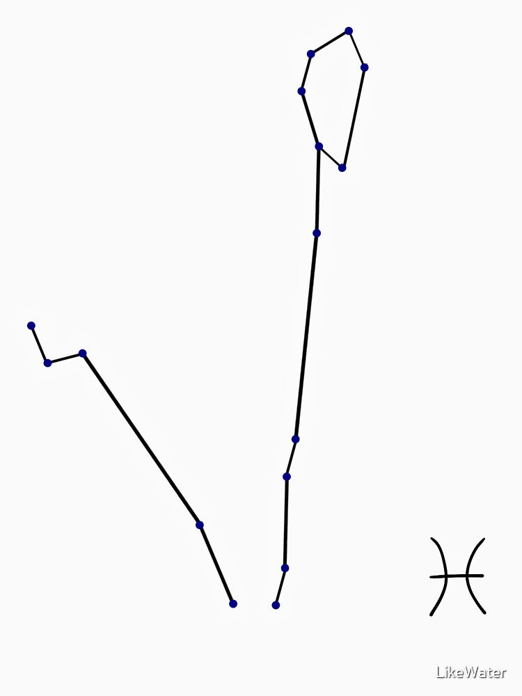 Zodiac Constellations - Pisces by LikeWater