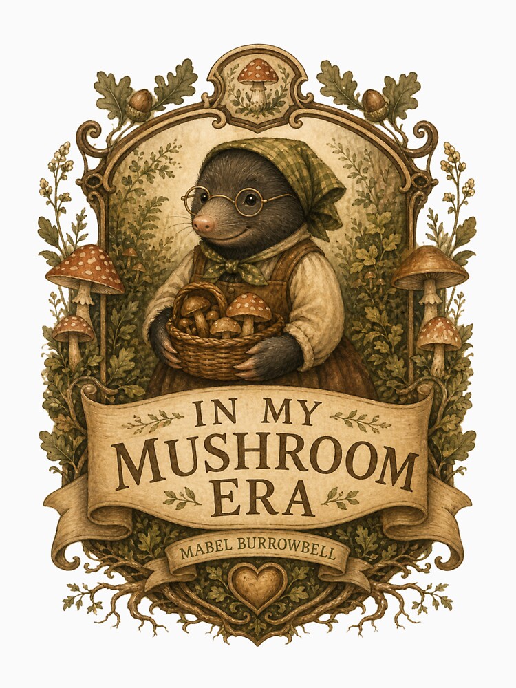 In My Mushroom Era Mole Emblem by WinkleHollow