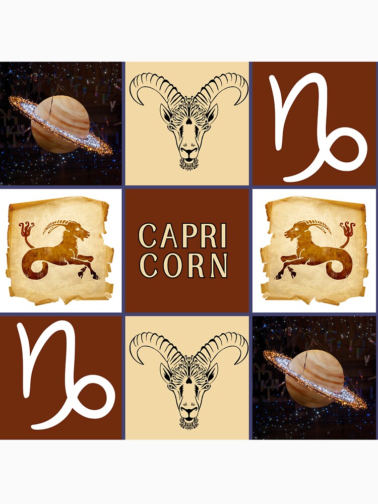 Capricorn Seagoat Zodiac Astrology Design by Scotti Cohn