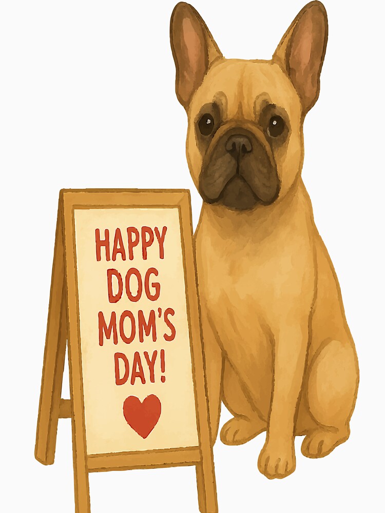 Frenchie Cheers for Dog Moms! by AbstractAnom