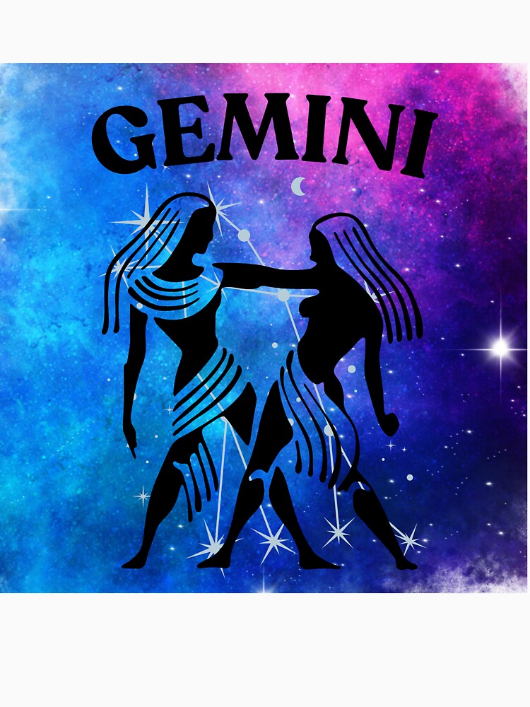 Zodiac Sign - Gemini Line Art Illustration by Dragon-Act-Art