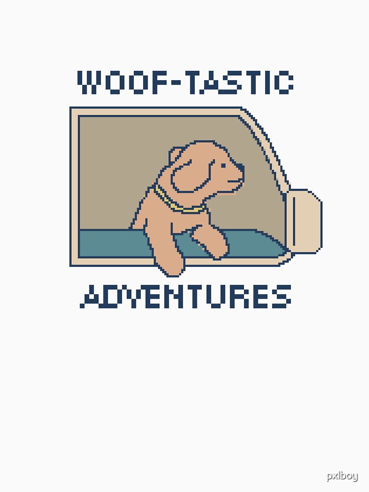 Woof-tastic Adventures - 8bit Pixel Art by pxlboy