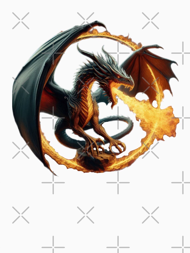 dragon erupts flames by Expressions-Sel