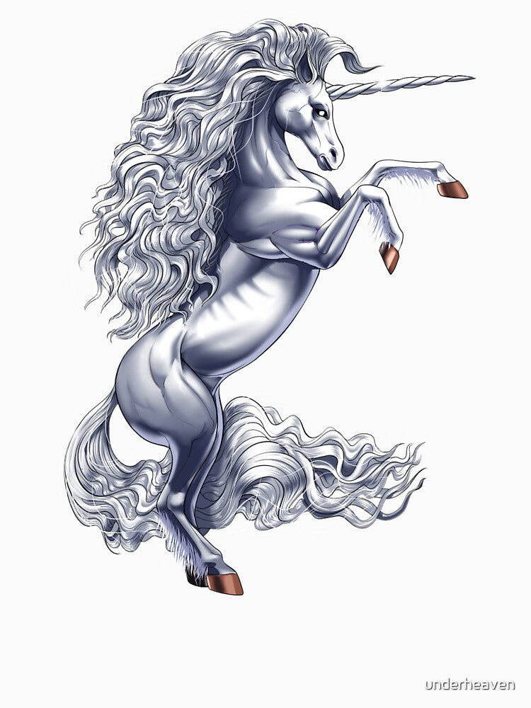Cryptid Creature Unicorn by underheaven