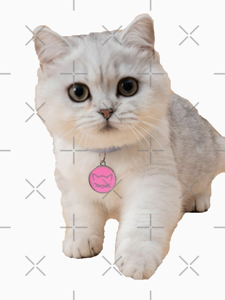 Cartoon Cat Pet ID Pendant by Brendaallen  Art