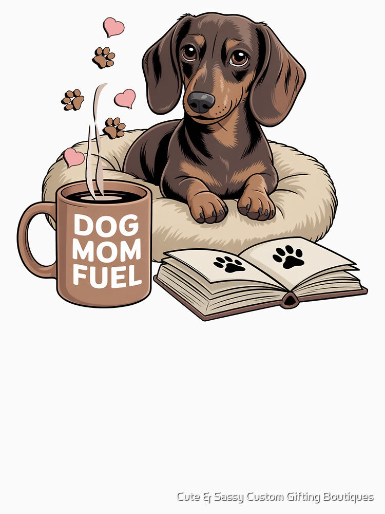 Dachshund Funny Wiener Dog Gift for Dog Mom by Cute & Sassy Custom Gifting Boutiques