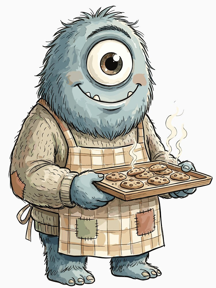 Mythological Creatures: Cyclops Cookie Baker by bapupa