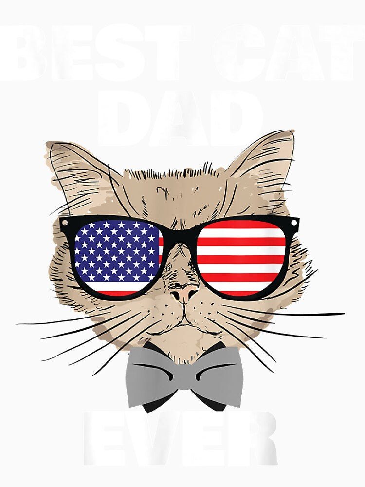 Best Cat Dad Ever Funny Cat Daddy Father Day Gift by amine163