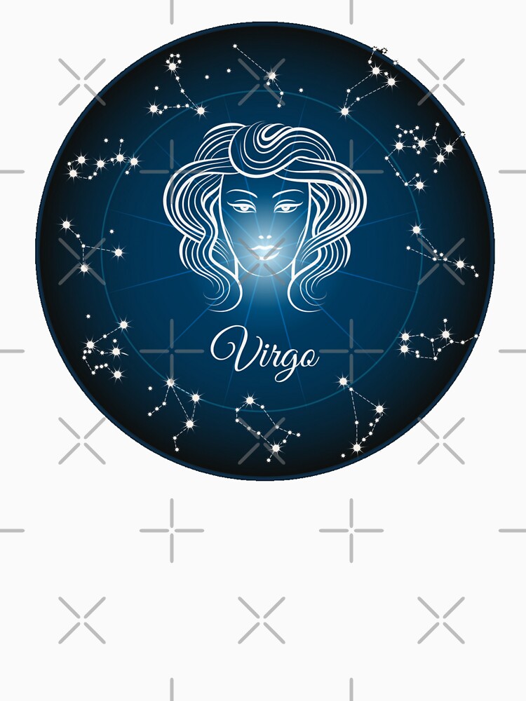 Virgo: Zodiac Constellation Circle Star Sign by WearWolfDesigns