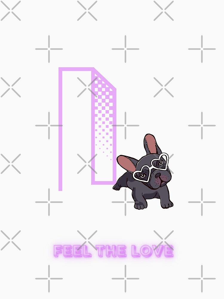 Feel the love and a frenchie by Weather gifts