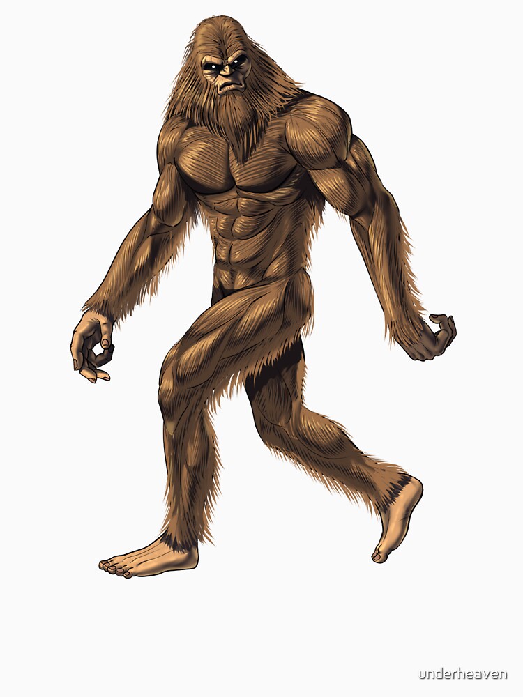 Cryptid Creature Bigfoot by underheaven