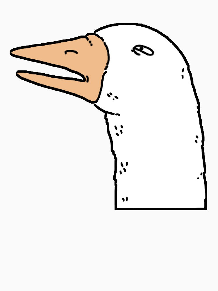 Skeptical Goose by AdhesiveArchive