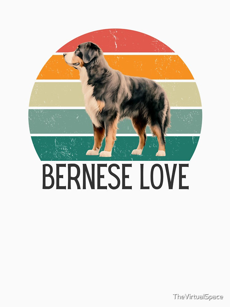 Bernese Mountain Dog - Forever Love design for bernedoodle and pet lovers by TheVirtualSpace
