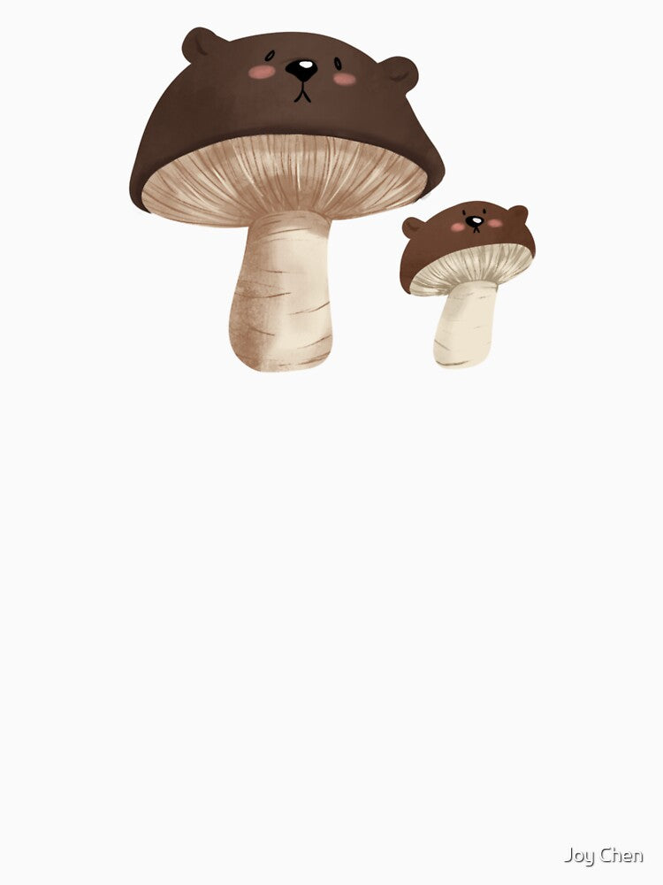 Brown Mushroom Bears by joymastron