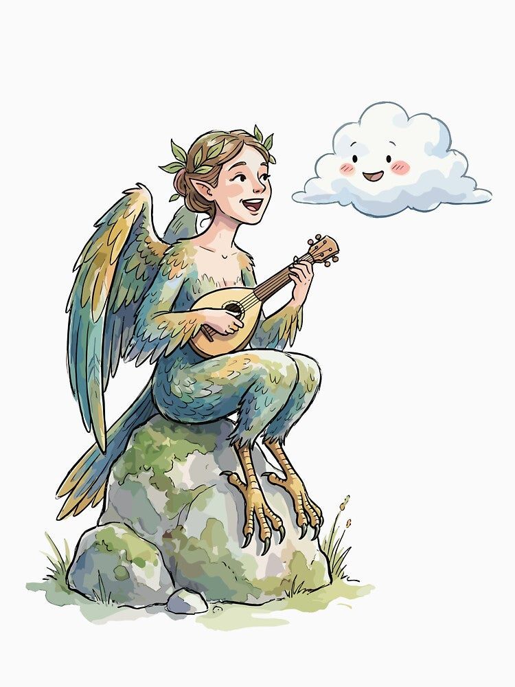 Mythological Creatures: Harpy's Cozy Song by bapupa