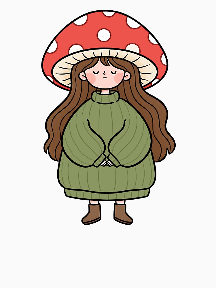 Mushroom Sprite Girl by TheCozySprout