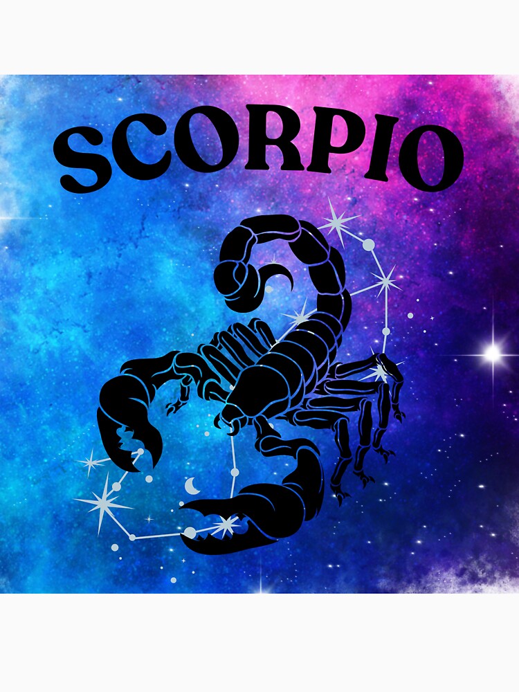 Zodiac Sign - Scorpio Line Art Illustration by Dragon-Act-Art