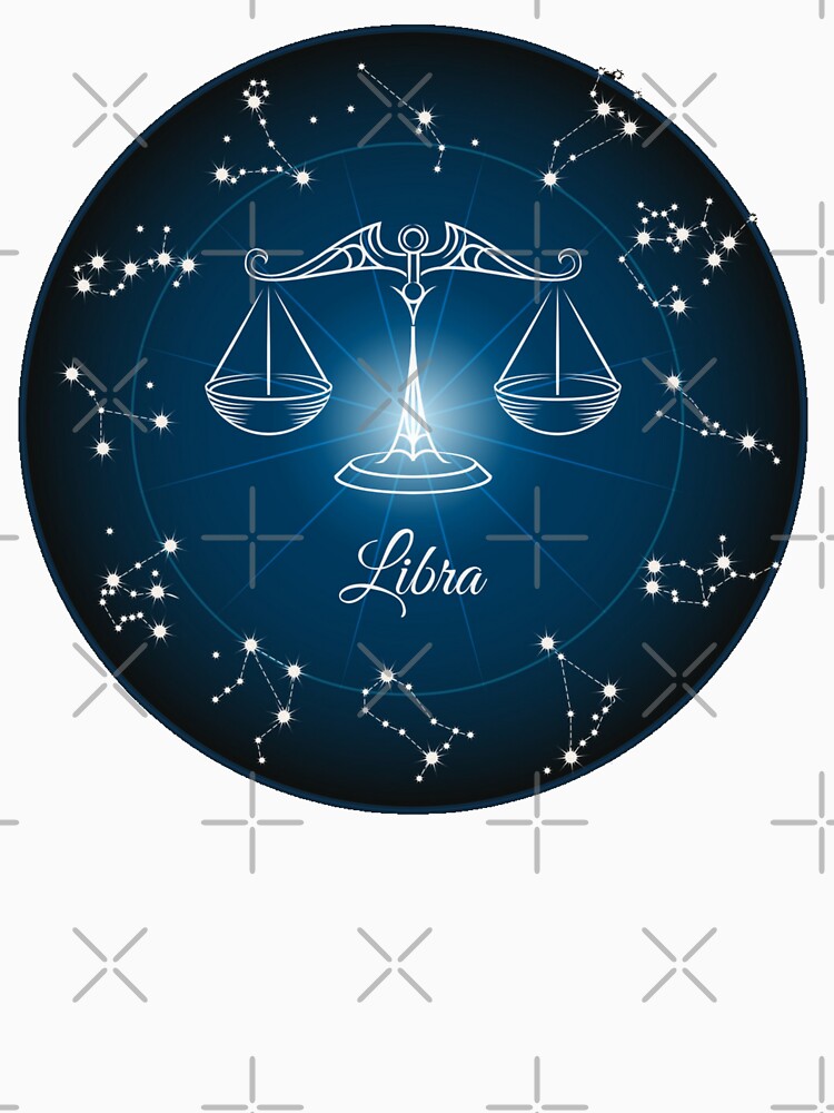 Libra: Zodiac Constellation Circle Star Sign by WearWolfDesigns