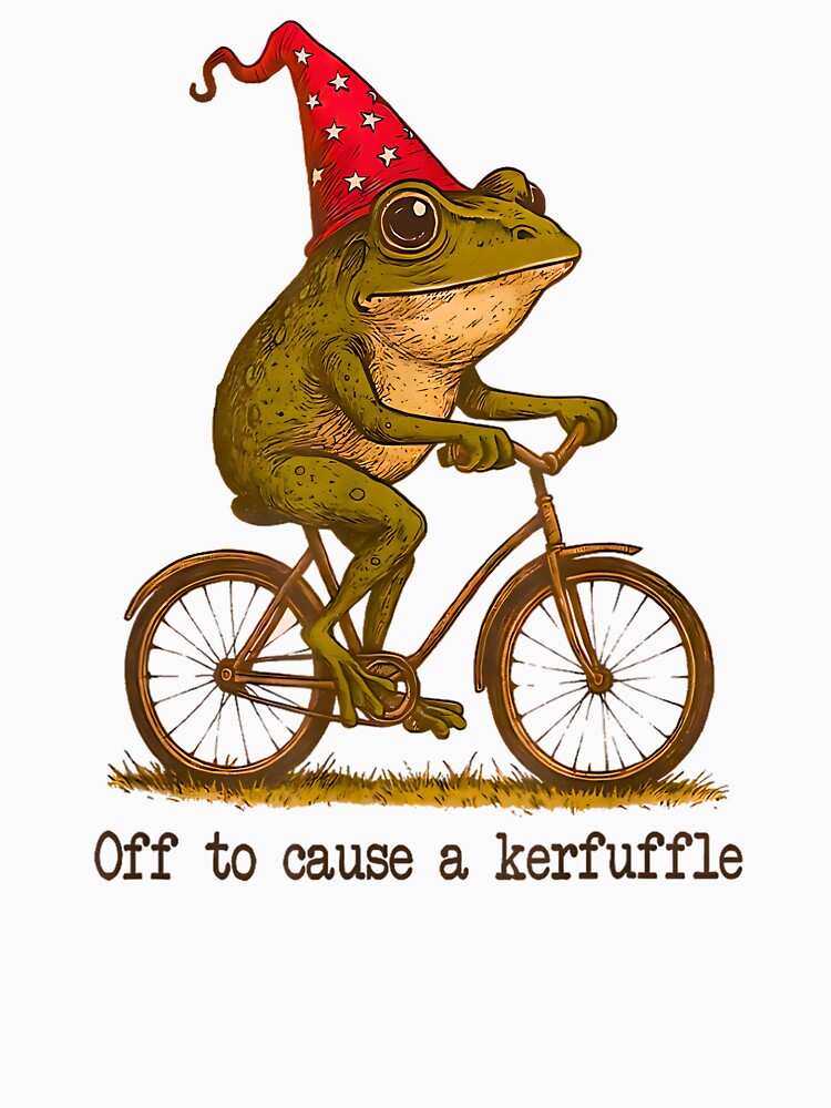 Off To Cause A Kerfuffle Groundhog Funny Frog Meme by FerminVigo