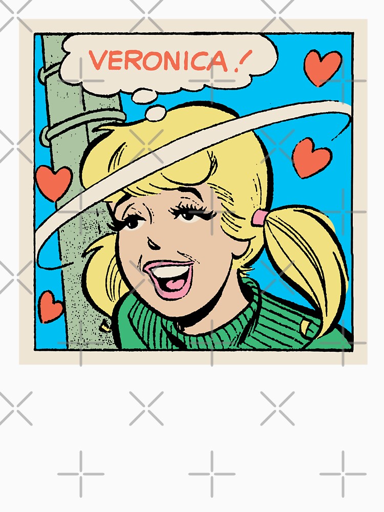 VERONICA !!! • Puppy Love • Retro Comic Pop Art Betty Parody by wmxdesign