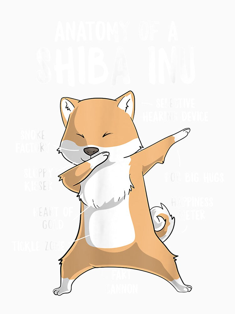 Anatomy Shiba Puppy Owner Funny Cute by caral8