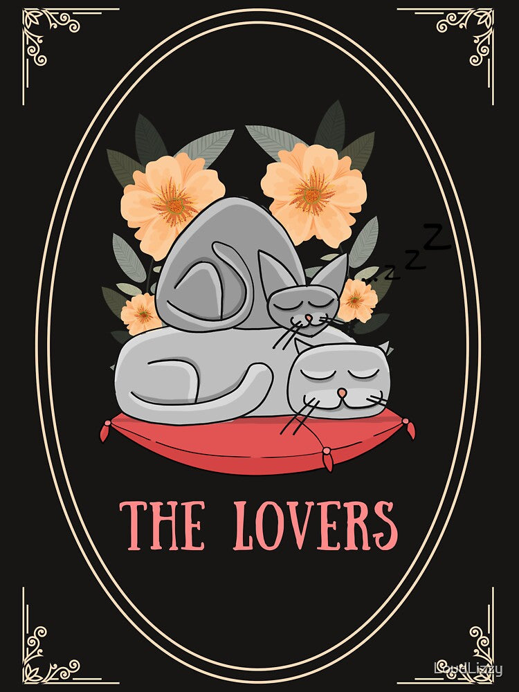 The Lovers Tarot Cats by LoudLizzy