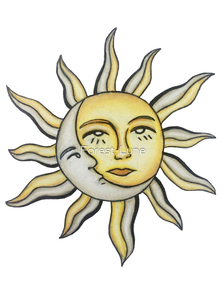 Celestial - Sun and Moon by Forest-Lune