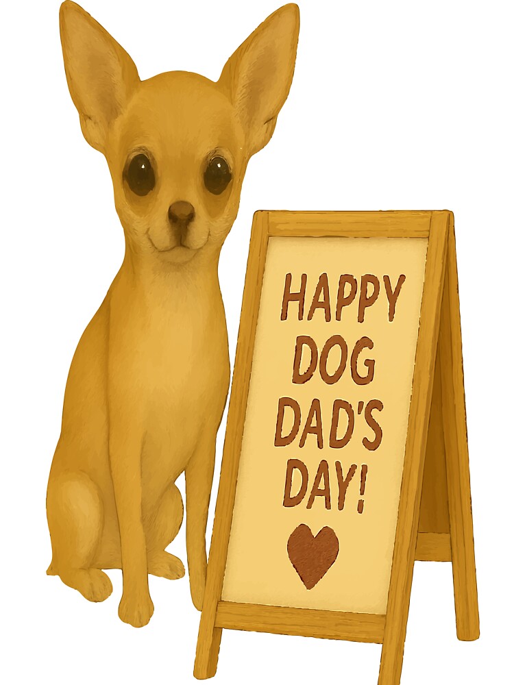 Tiny Protector: Chihuahua Dog Dad Tribute by AbstractAnom