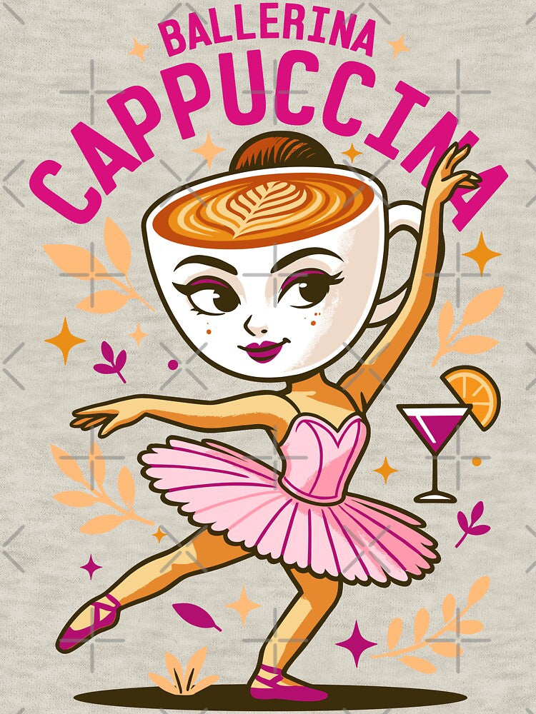 Ballerina Cappuccina Italian Brainrot Memes by Sitchko