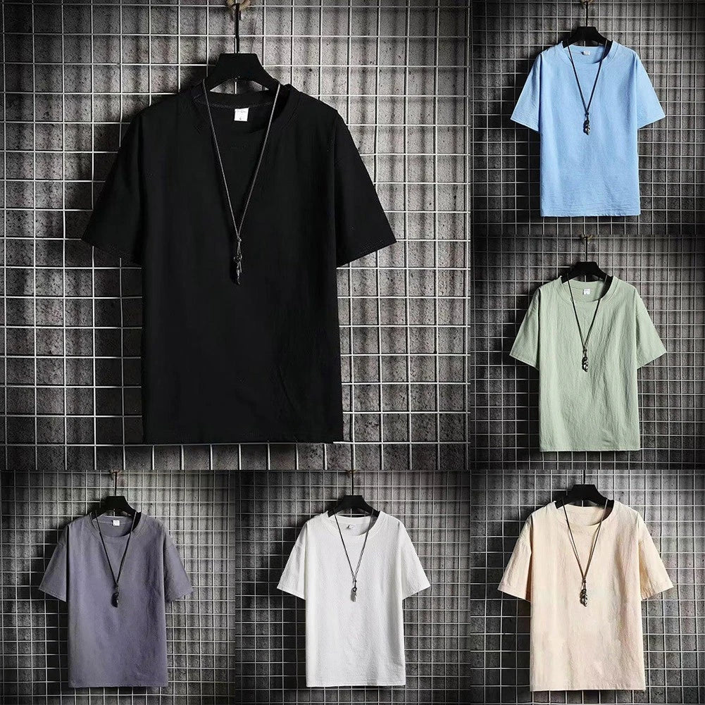 Everyday Tee Men Casual T-shirt Daily Wear Short Sleeve Regular Length